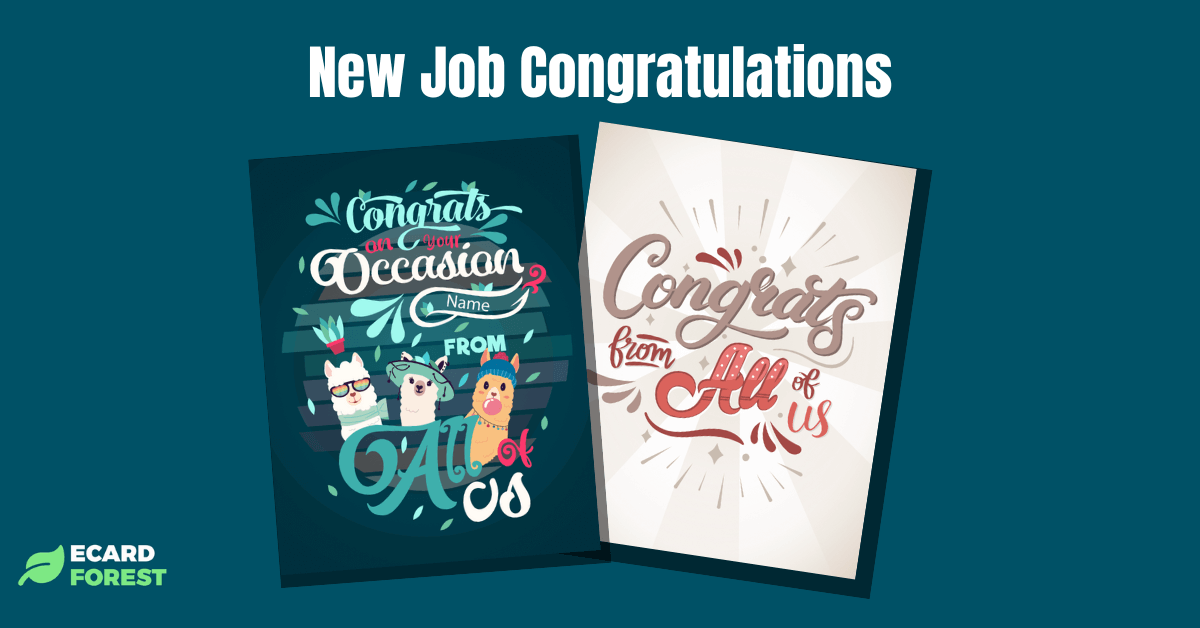 New Job Congratulations Message Ideas